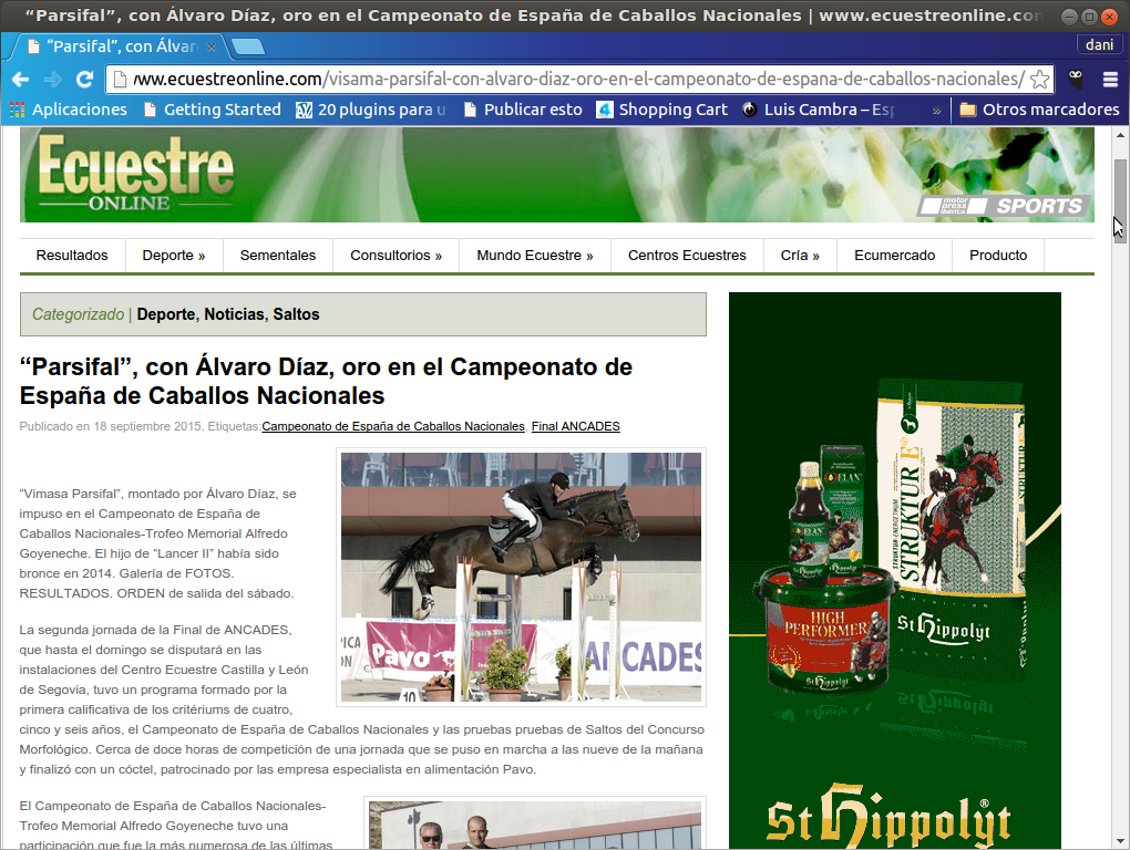 Parsifal en Ecuestre Online