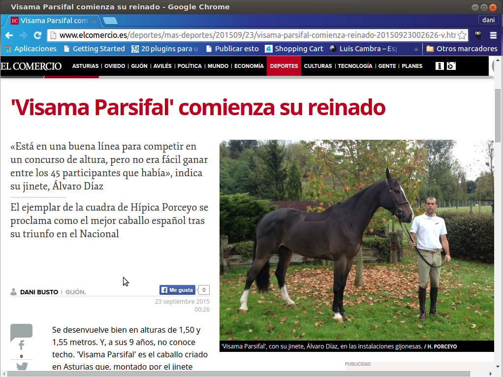 Parsifal en Prensa, El Comercio